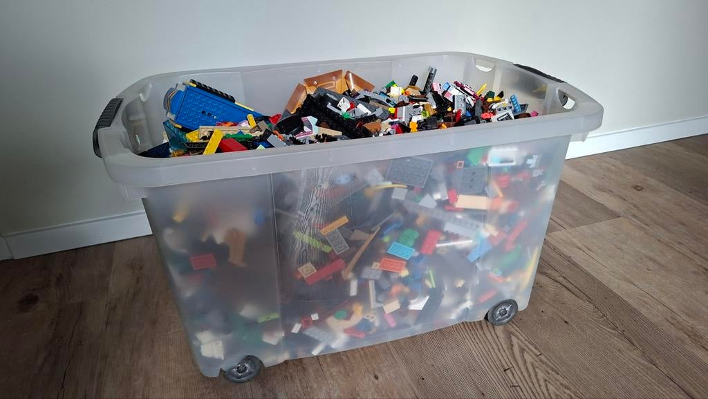 Lego partij 10,5 kilo losse lego, Ophalen, Gebruikt, Losse stenen, Lego