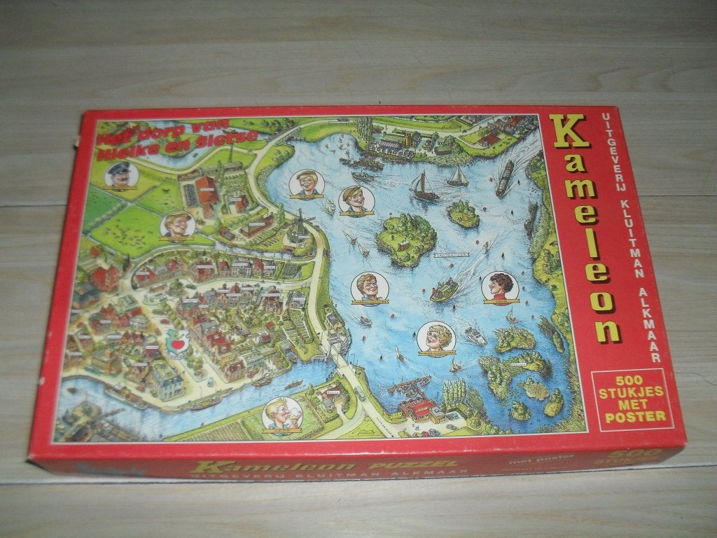 Kameleon puzzle 500 stukjes, Ophalen, 500 t/m 1500 stukjes, Zo goed als nieuw, Legpuzzel