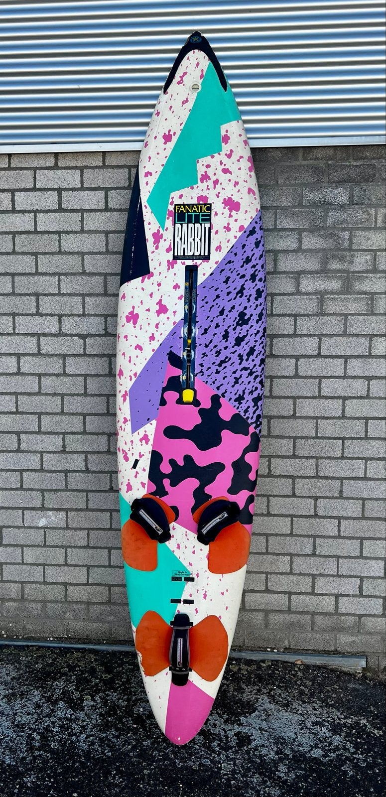 Fanatic Rabbit 130 liter windsurfset - compleet met zeil en, Ophalen, 250 tot 300 cm, Gebruikt, Met vin(nen)
