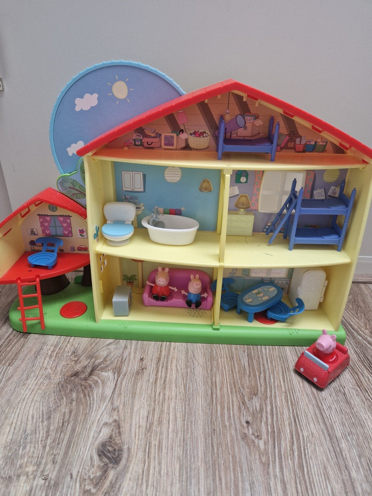 peppa pig huis, Ophalen, Gebruikt, Poppenhuis