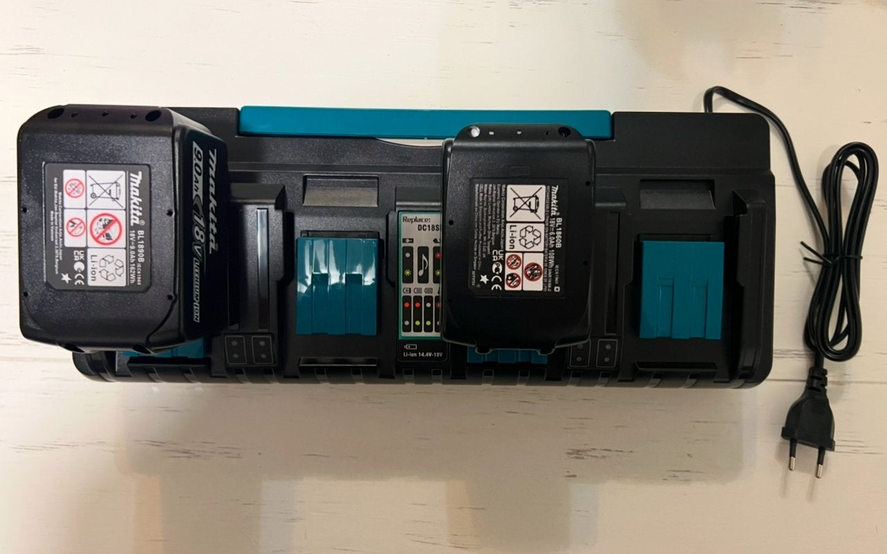 Foto 6 van Makita 14.4-18V Intelligente 4-poorts Oplader DC18RF met USB