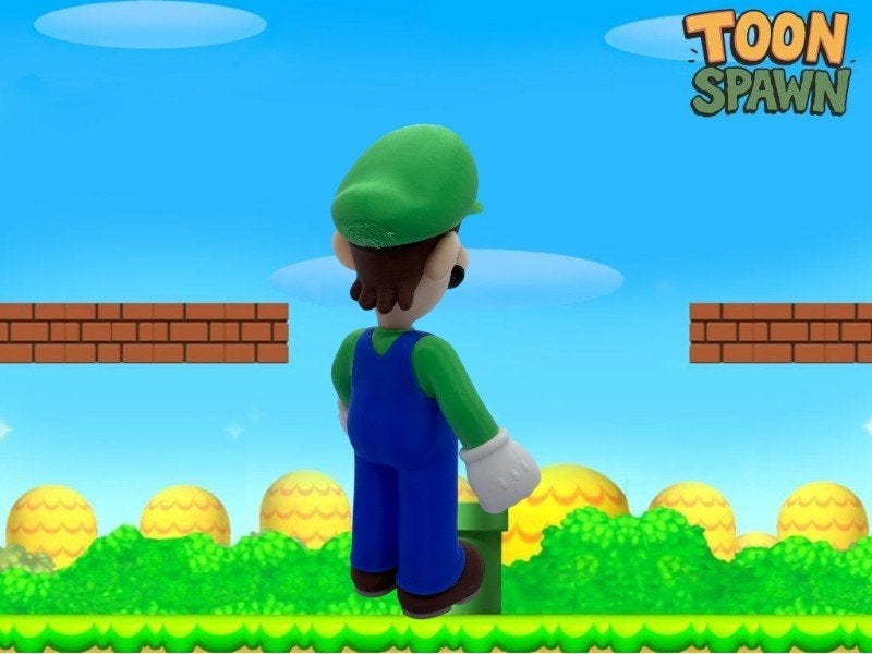 Luigi – 21,5 cm – Super Mario Figuur, Ophalen of Verzenden, Nieuw, Overige typen