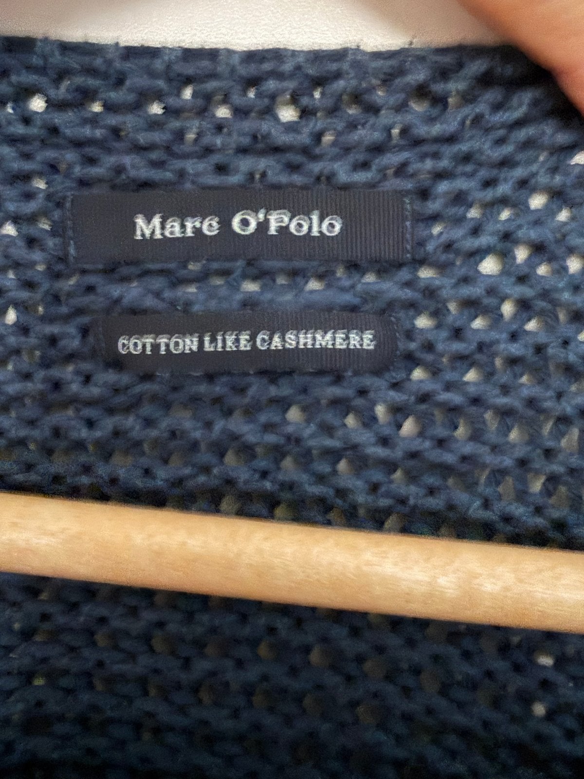 Marc O'Polo katoenen trui - Zo goed als nieuw, Kleding | Dames, Ophalen, Zo goed als nieuw, Maat 38/40 (M), Blauw