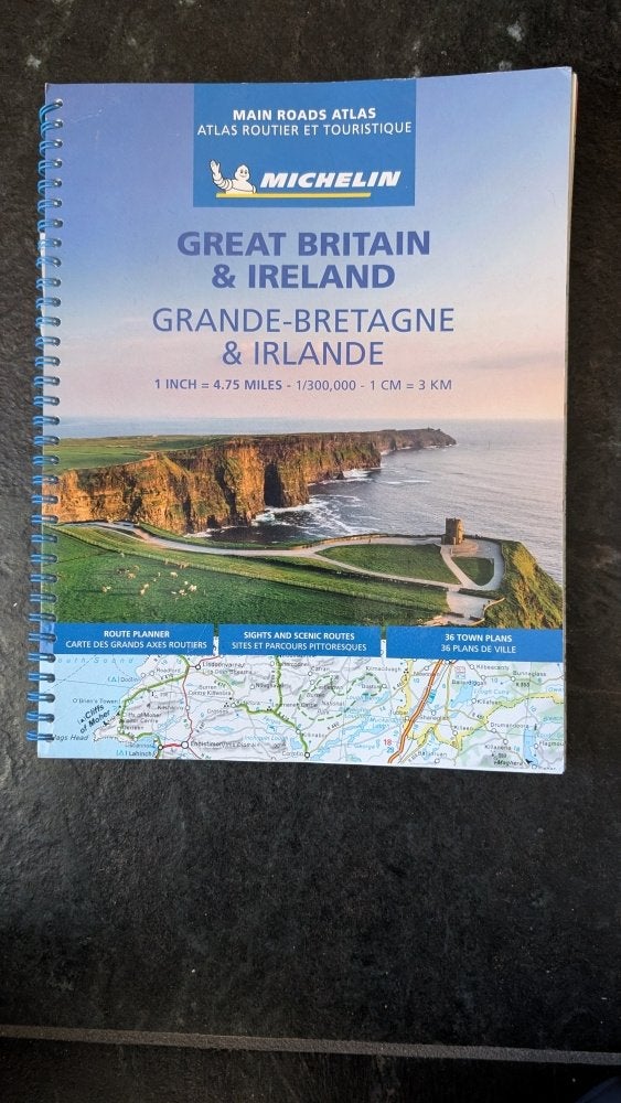 Landkaart Michelin Great Britan and Ireland, Boeken, Atlassen en Landkaarten, Ophalen, Verenigd Koninkrijk, 1800 tot 2000, Landkaart