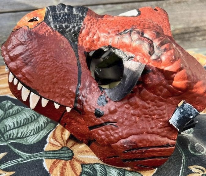 dino masker met paws, Ophalen of Verzenden, Gebruikt, Overige typen