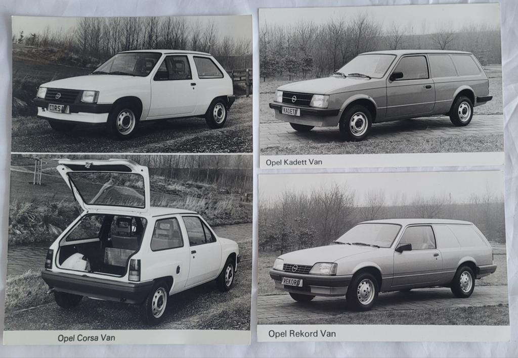GM OPEL 3 OUDE RECLAME FOTO'S, Ophalen of Verzenden
