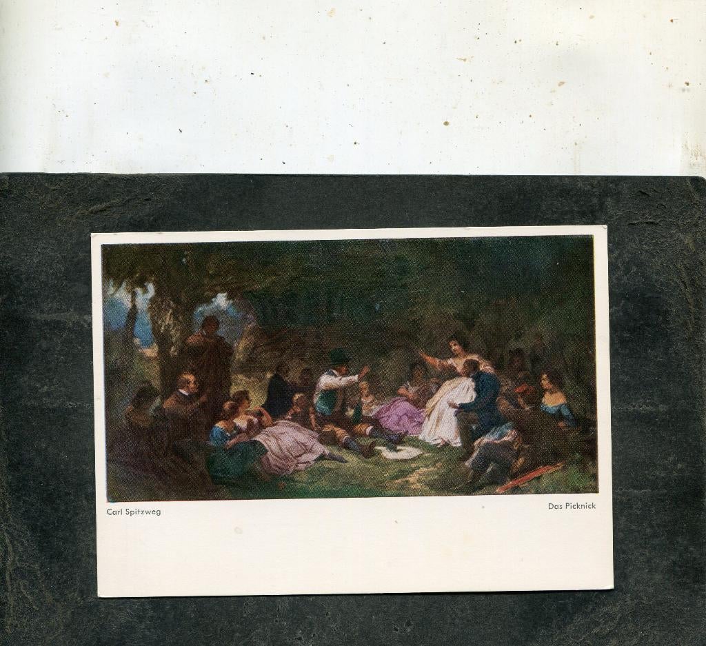 Ansicht Carl Spitzweg - Das Picknick, Verzenden, 1980 tot heden, Ongelopen