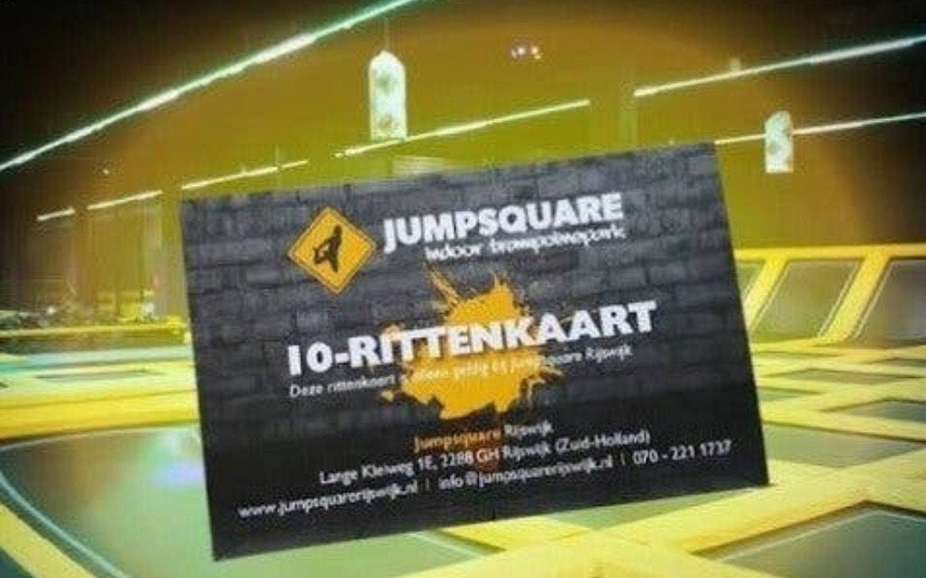 13 x 90 minuten jumpen bij you jump rijswijk, Tickets en Kaartjes, Evenementen en Festivals, Eén persoon