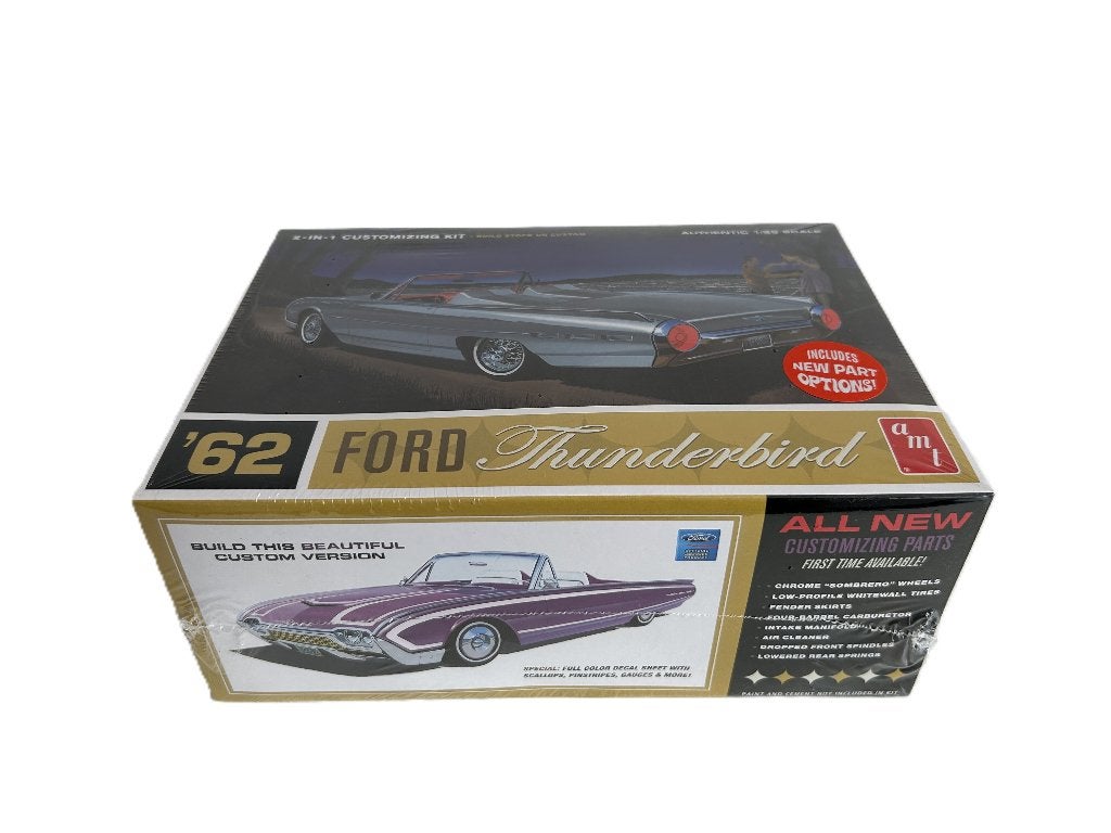 AMT 1962 FORD THUNDERBIRD1:25 AMT-0682, Overige merken, Auto, Groter dan 1:32, Nieuw