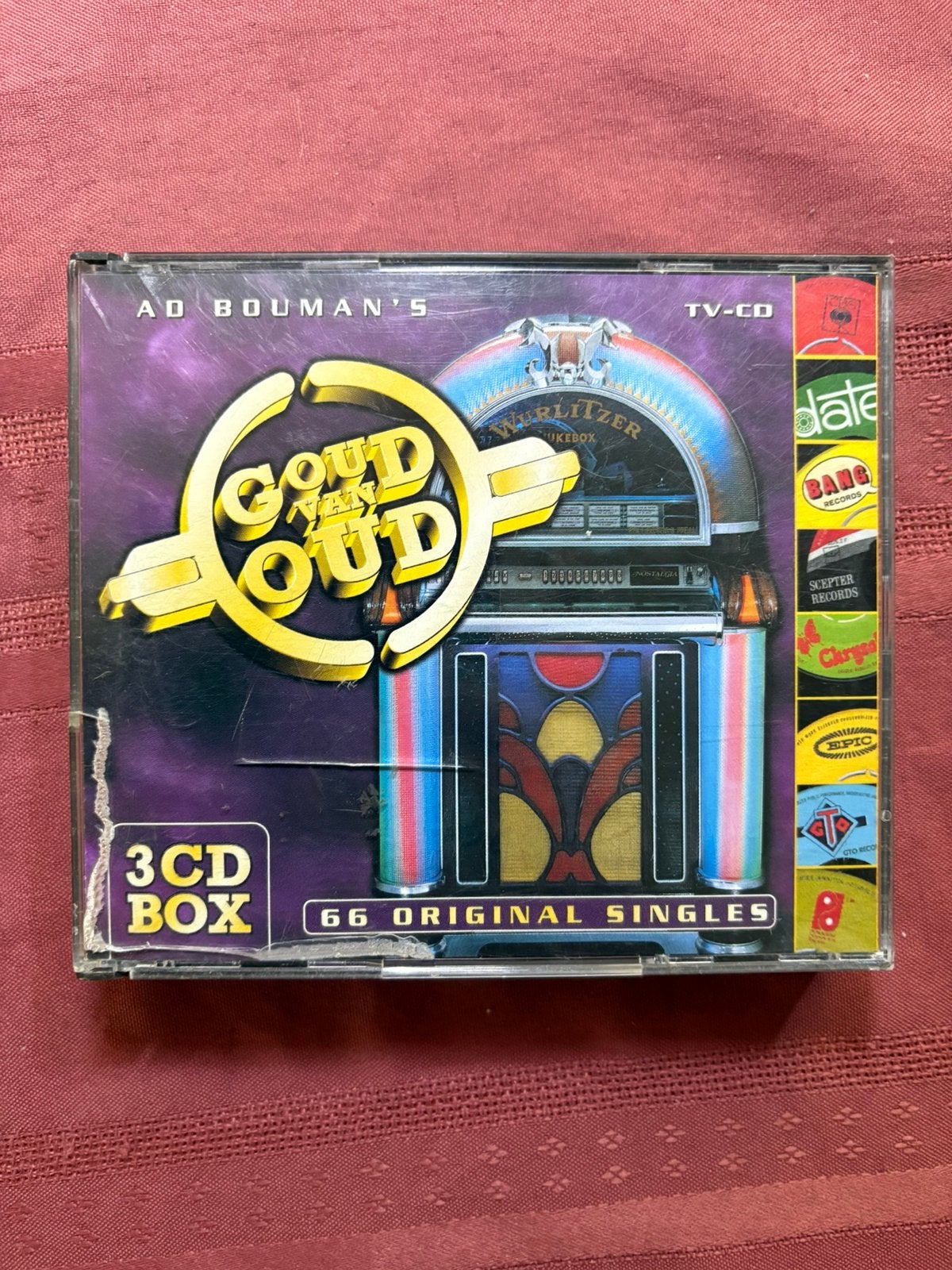 Ad bouman's Goud Van Oud  3cd-box, Cd's en Dvd's, Verzenden, Gebruikt, Pop