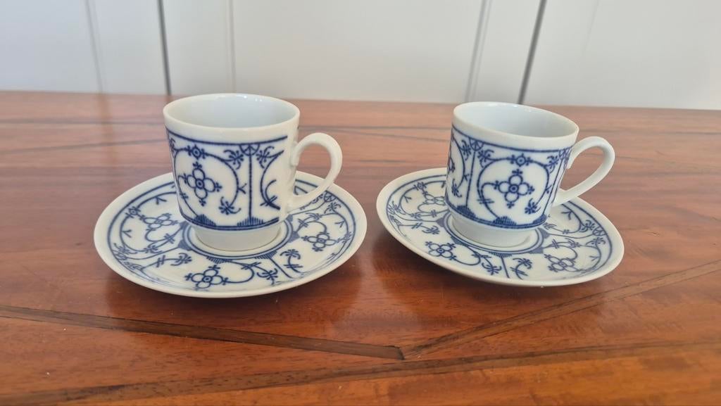 2x Winterling Schwarzenbach Bavaria espresso kop en schotel, Antiek en Kunst, Ophalen