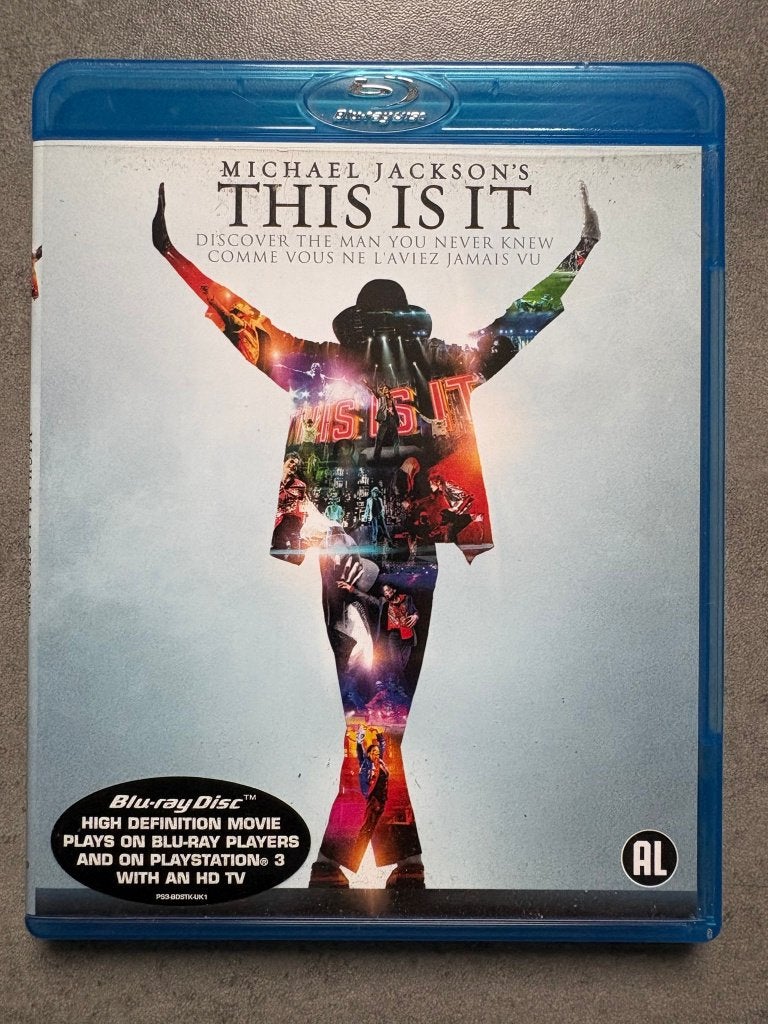Michael Jackson - This Is It, Blu-Ray is in goede staat, Cd's en Dvd's, Blu-ray, Ophalen of Verzenden, Zo goed als nieuw, Blu-ray