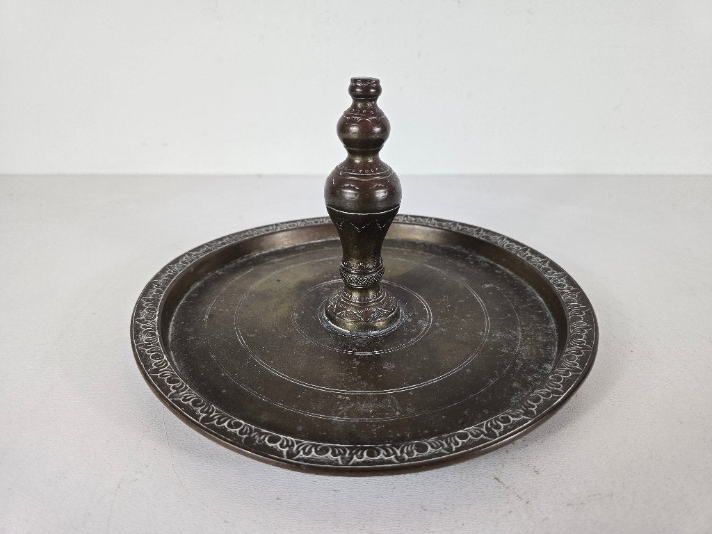 Schitterende tazza, messing, India, eind 19e eeuw, Ophalen of Verzenden, Koper