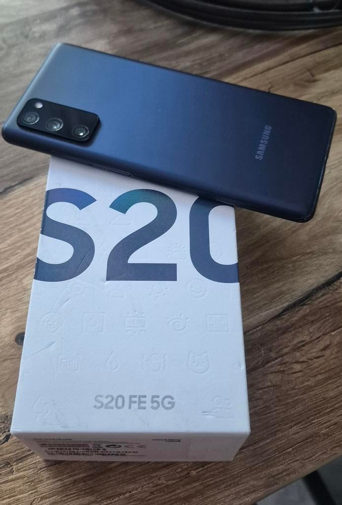 Samsung Galaxy S20 FE 5G 128GB Cloud Navy, Galaxy S20, Blauw, Touchscreen, Ophalen of Verzenden
