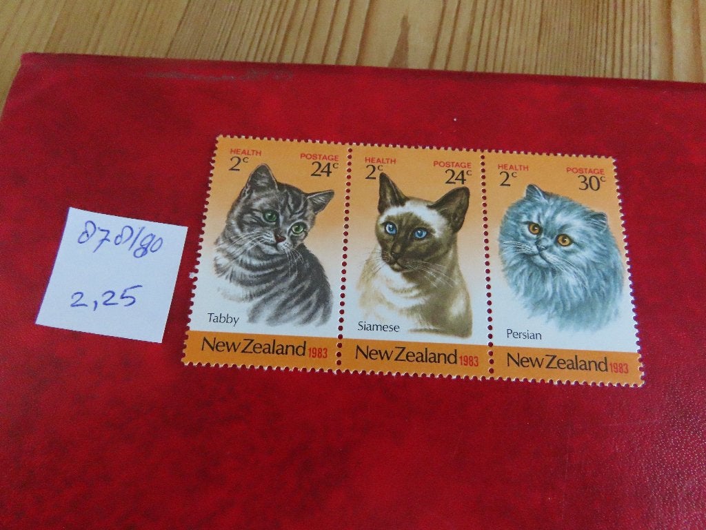 Nw zeeland 878/80, Ophalen of Verzenden, Postfris