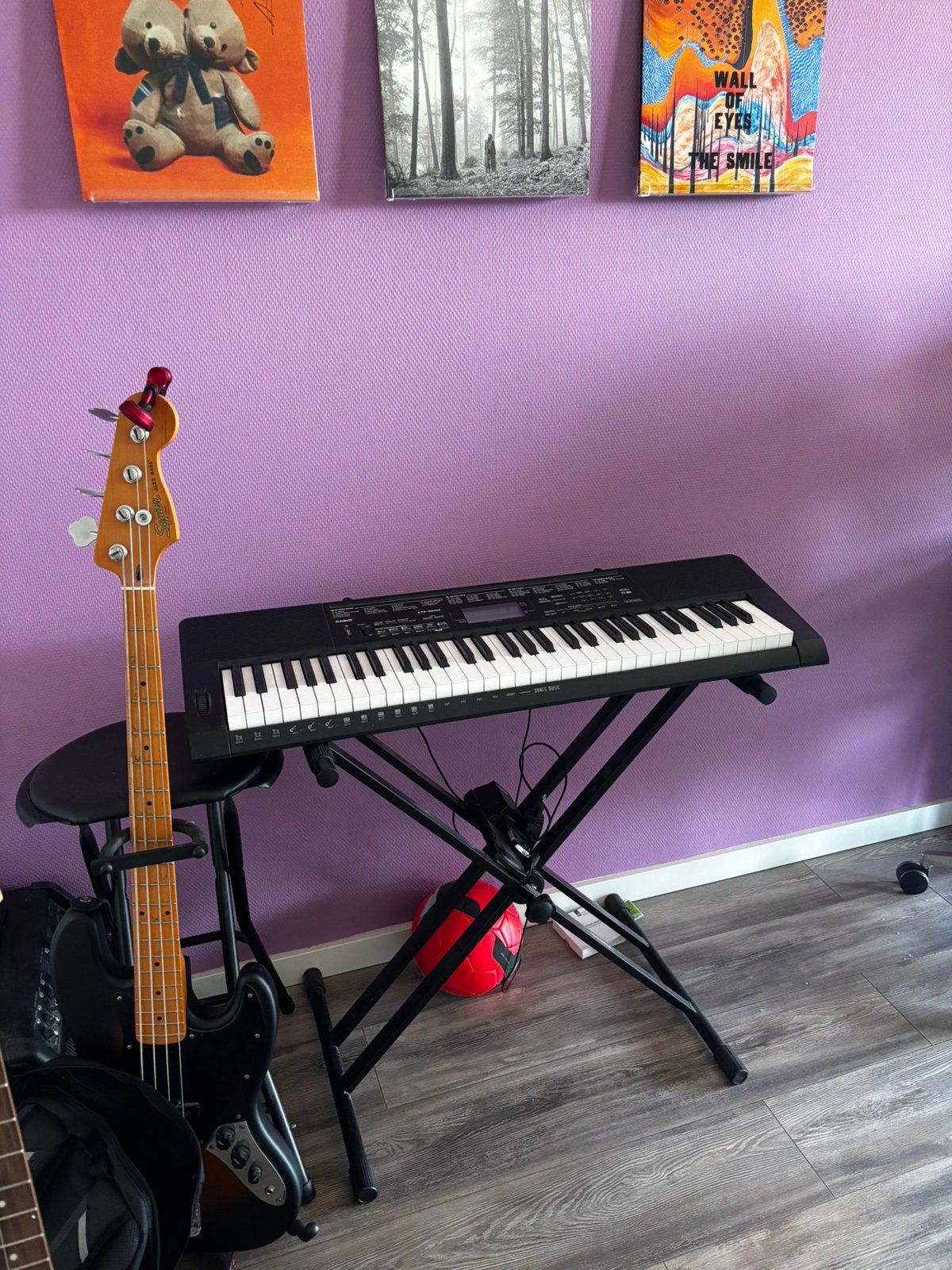 Casio CTK-3500 keyboard incl standaard en sustainpedaal, Ophalen, Zo goed als nieuw, 61 toetsen, Casio