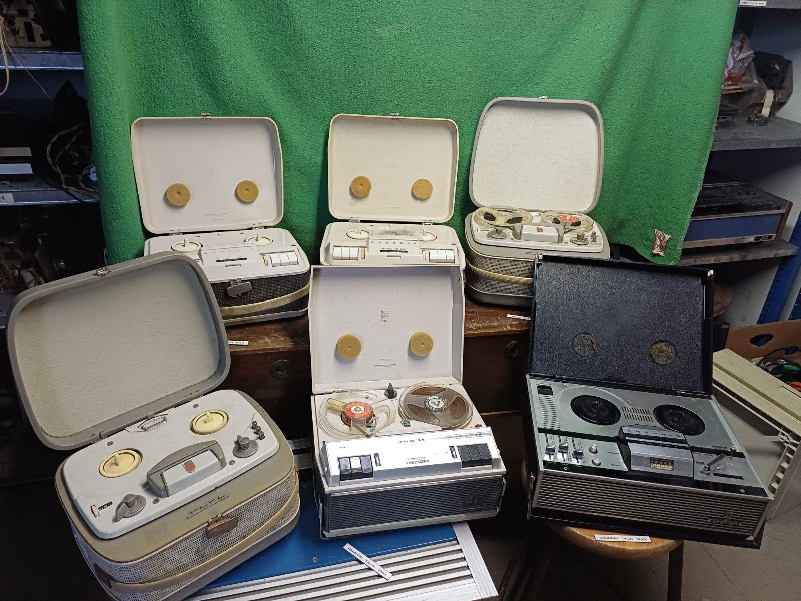 6x grundig bandrecorders, Ophalen, Bandrecorder