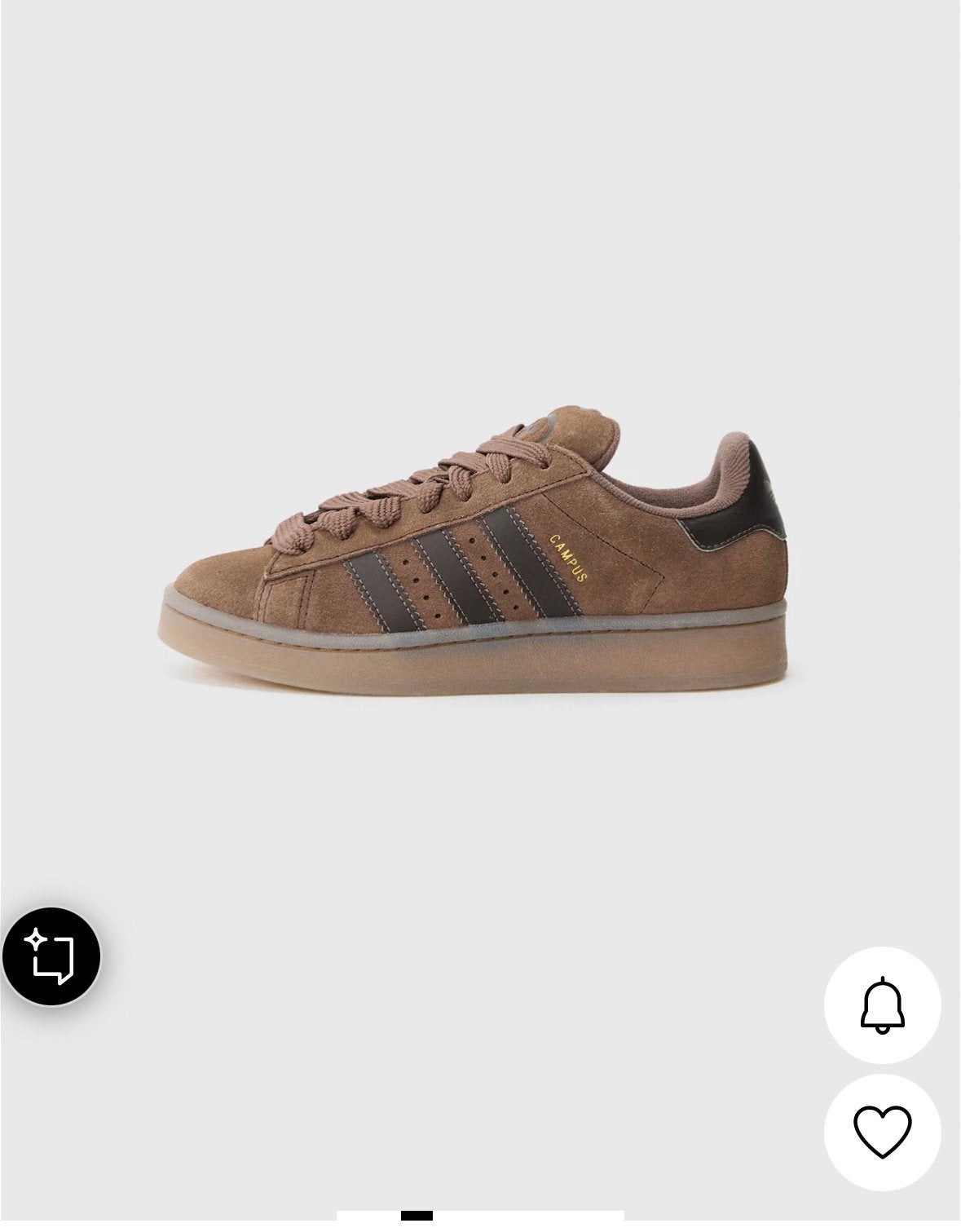 Adidas campus laag Maat 40, Kleding | Heren, Bruin, Ophalen of Verzenden, Sneakers of Gympen, Zo goed als nieuw