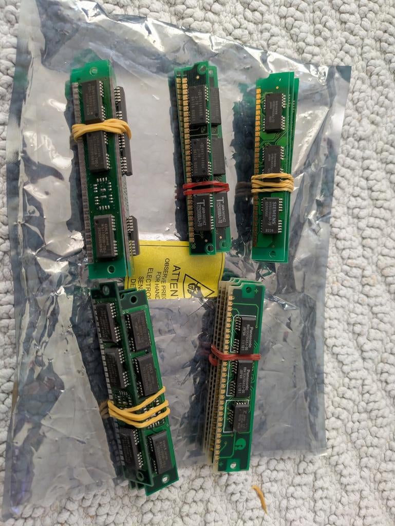 4 setjes van 4mb 30 pins geheugen, Ophalen of Verzenden, Desktop
