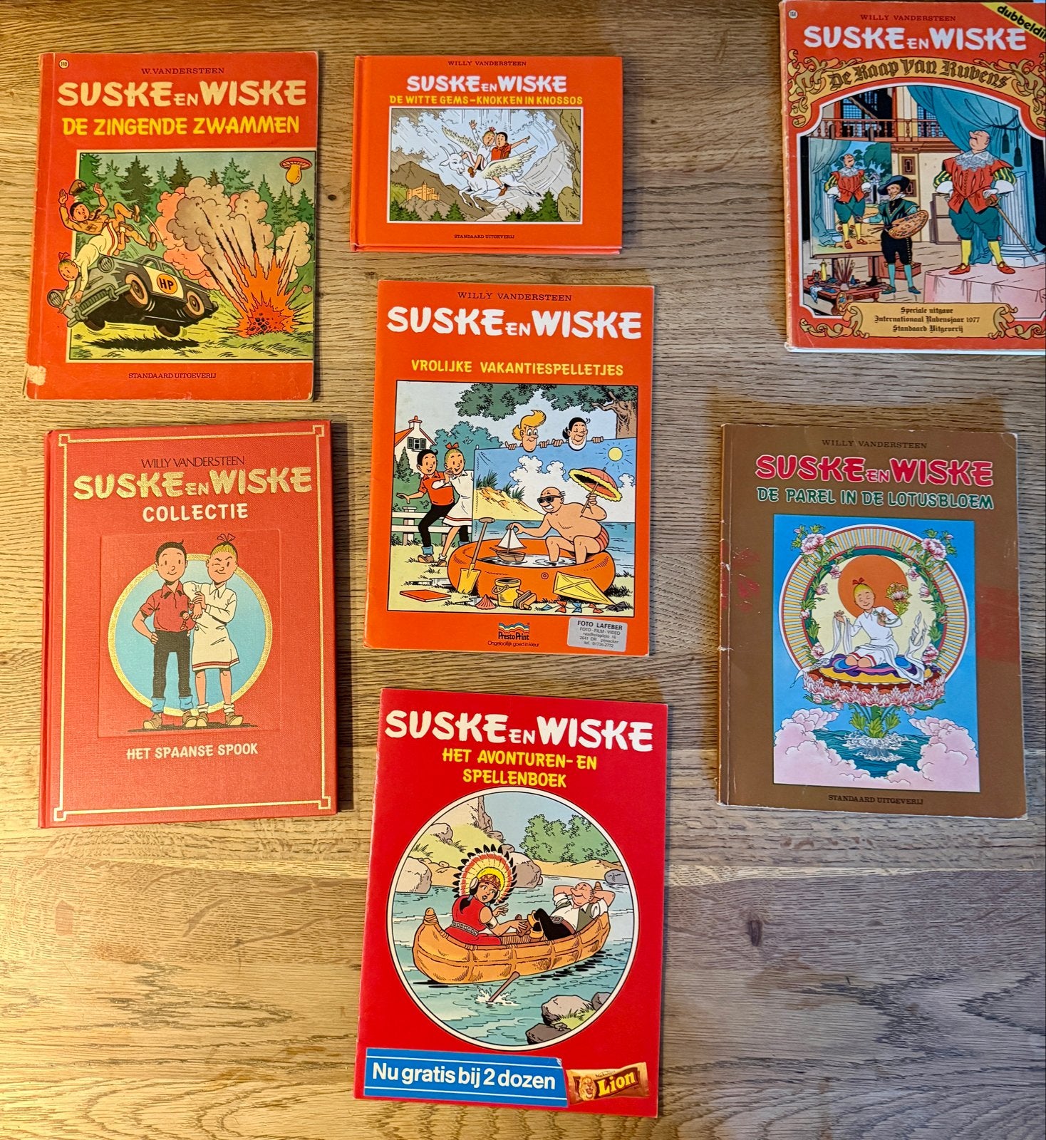 Suske en Wiske - diverse redelijk bijzondere titels, Meerdere stripboeken, Ophalen of Verzenden, Gelezen