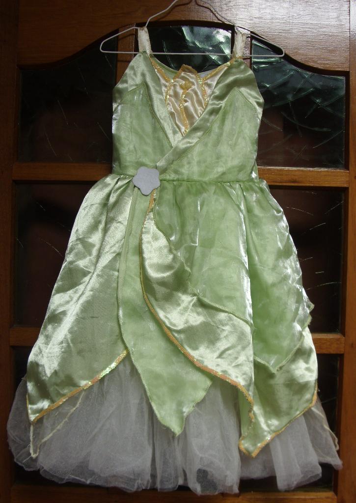 Prinses Tiana en de Kikker jurk mt 92 / 104, Ophalen of Verzenden, Gebruikt, 104 of kleiner, Meisje