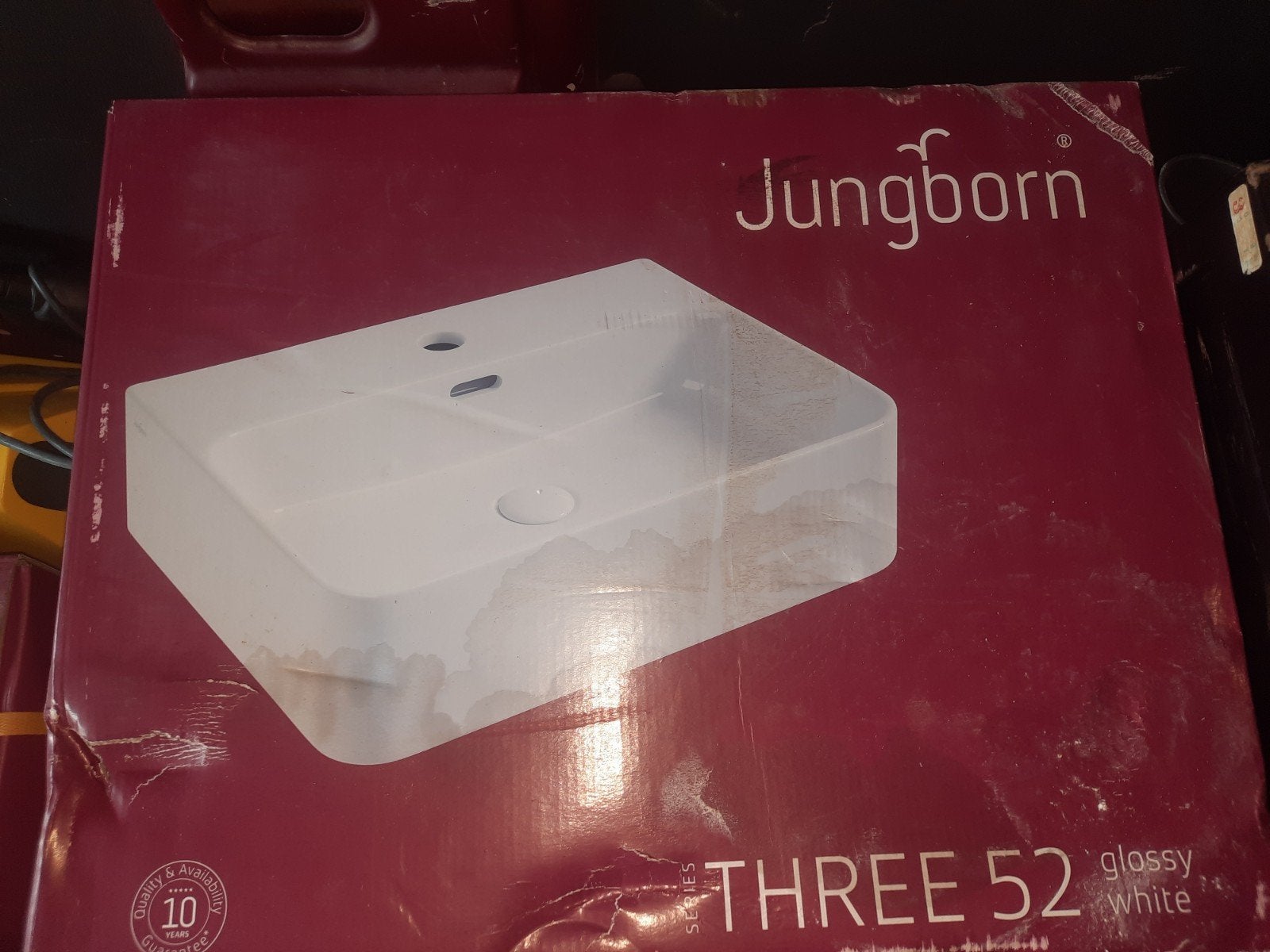 Jungborn THREE 52 Glanzend Wit Wastafel, Ophalen of Verzenden