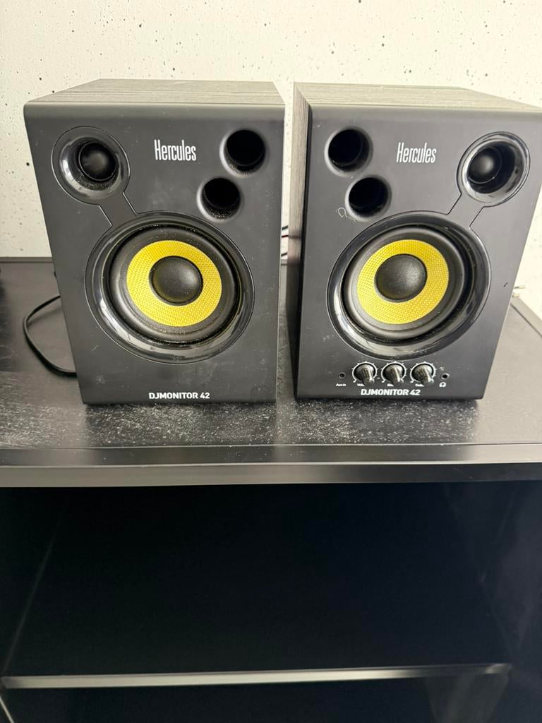 Aktieve monitor speakerset hercules, Overige merken, Ophalen of Verzenden, Zo goed als nieuw, Minder dan 60 watt