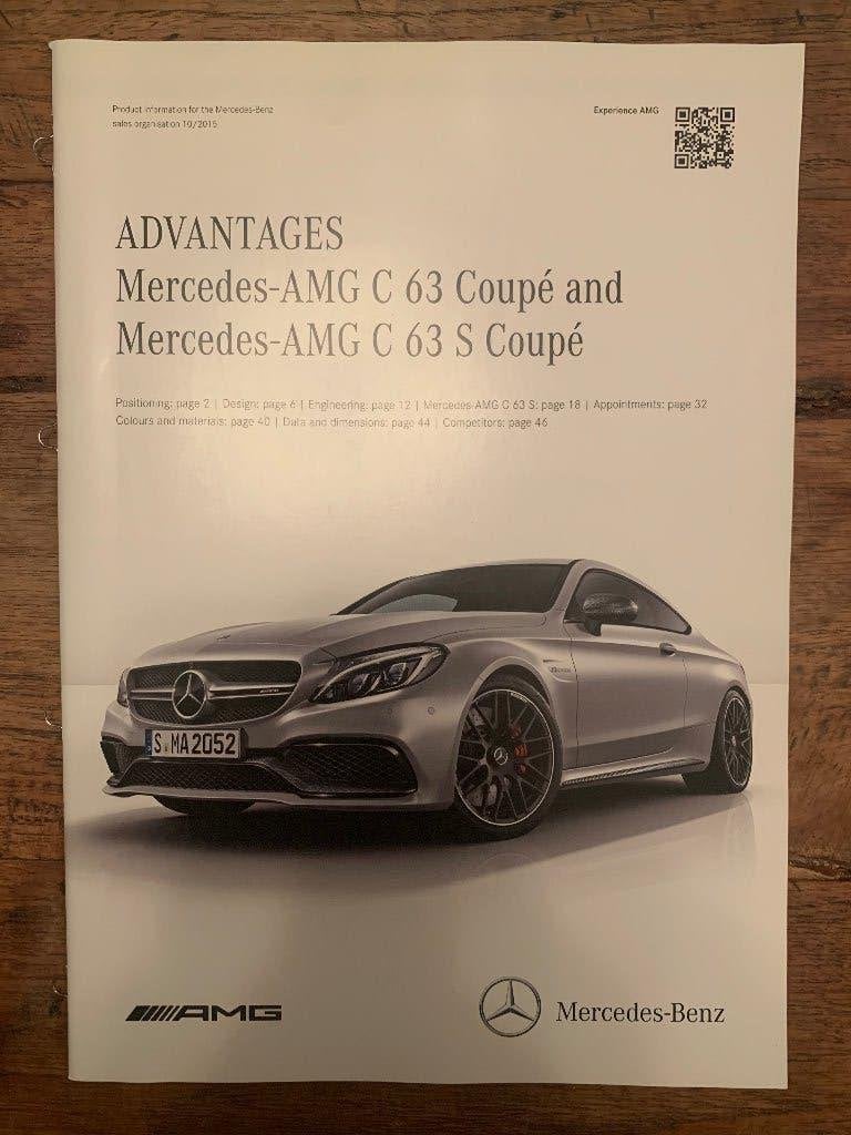 Productinfobrochure Mercedes-AMG C 63 en C 63 S coupe 2015, Nieuw, Mercedes-Benz, Mercedes, Ophalen of Verzenden