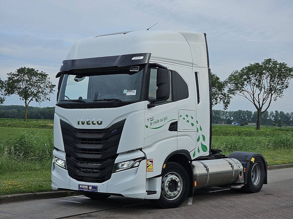 IVECO S-WAY AS440S46 lng, Auto's, Automaat, Euro 6, Wit, Bedrijf