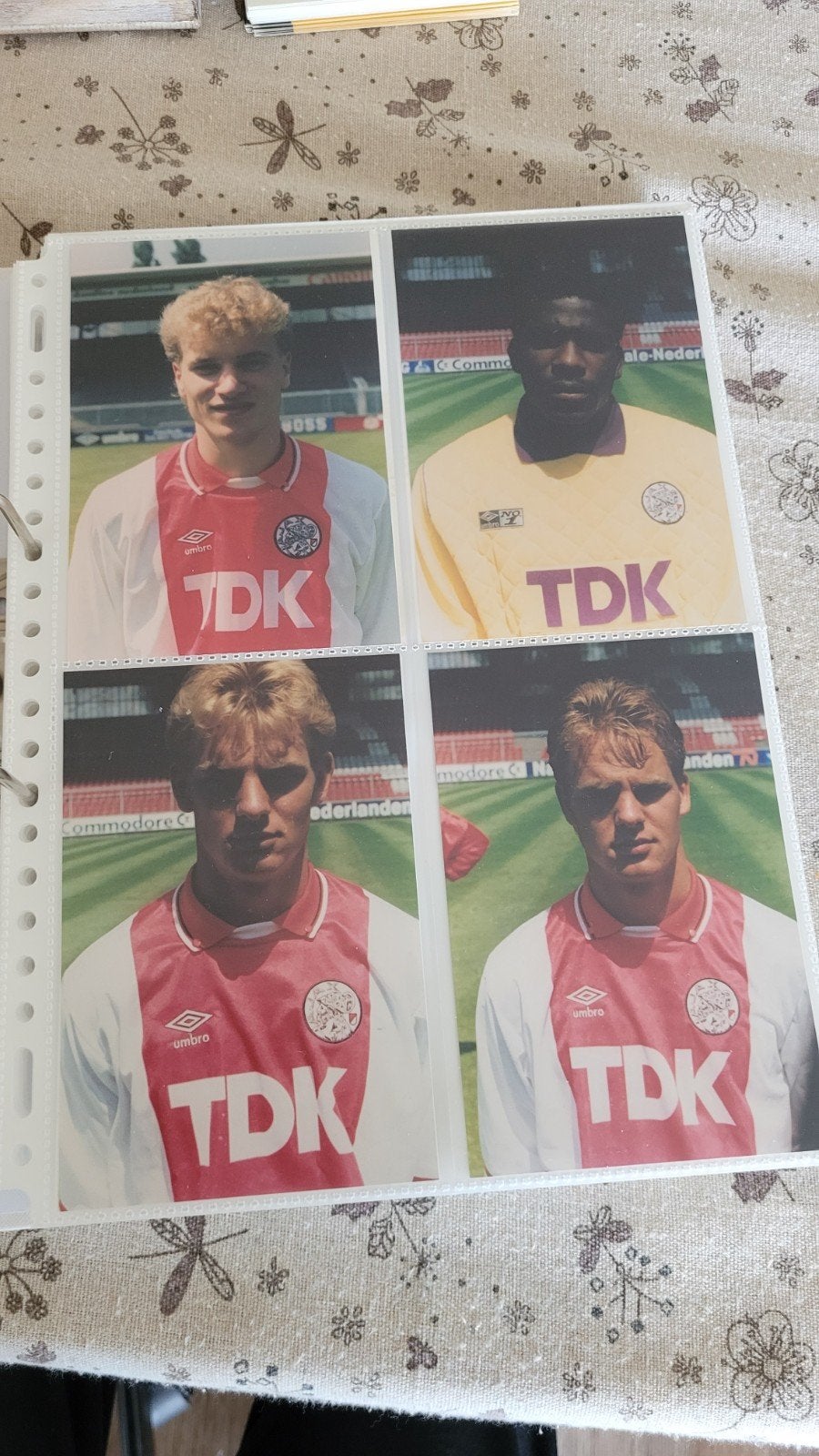 Ajax originele foto's 88, Ophalen of Verzenden, Zo goed als nieuw, Ajax, Spelerskaart