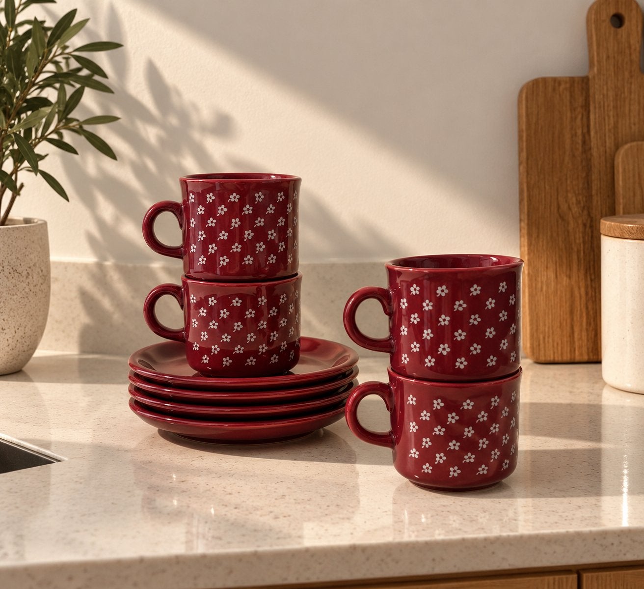 Vintage Södahl Denmark kop- en schotels, Ophalen of Verzenden