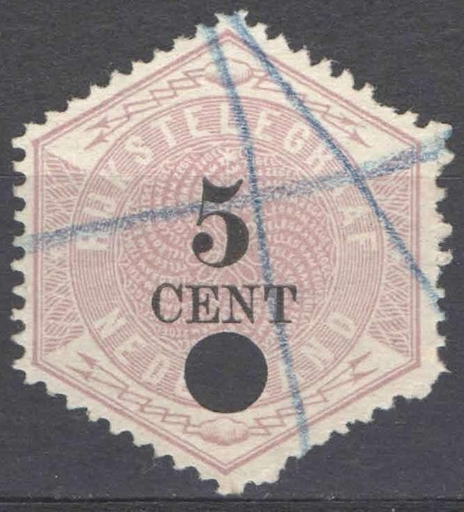 Nederland Telegramzegel 3 gestempeld, Postzegels en Munten, Postzegels | Nederland, Ophalen of Verzenden, T/m 1940, Gestempeld