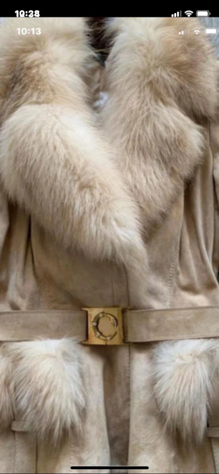 Exclusieve damesjas Roberto Cavalli, Ophalen of Verzenden, Zo goed als nieuw, Maat 36 (S), Beige