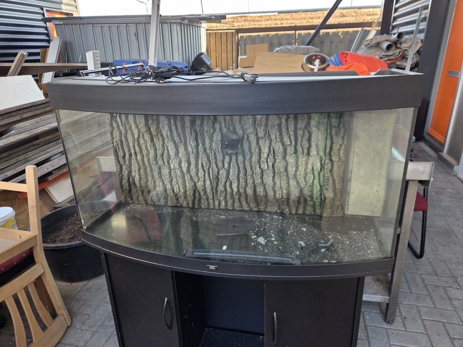 aquarium met filter, 2 pompen,  verwarming en tl buis verlic, Ophalen, Gebruikt, Leeg aquarium