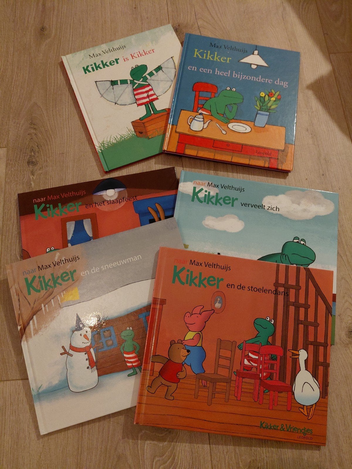 6 Kikker boeken van Max Velthuijs - Zo goed als nieuw, Ophalen of Verzenden, Zo goed als nieuw, Max Velthuijs, Fictie algemeen