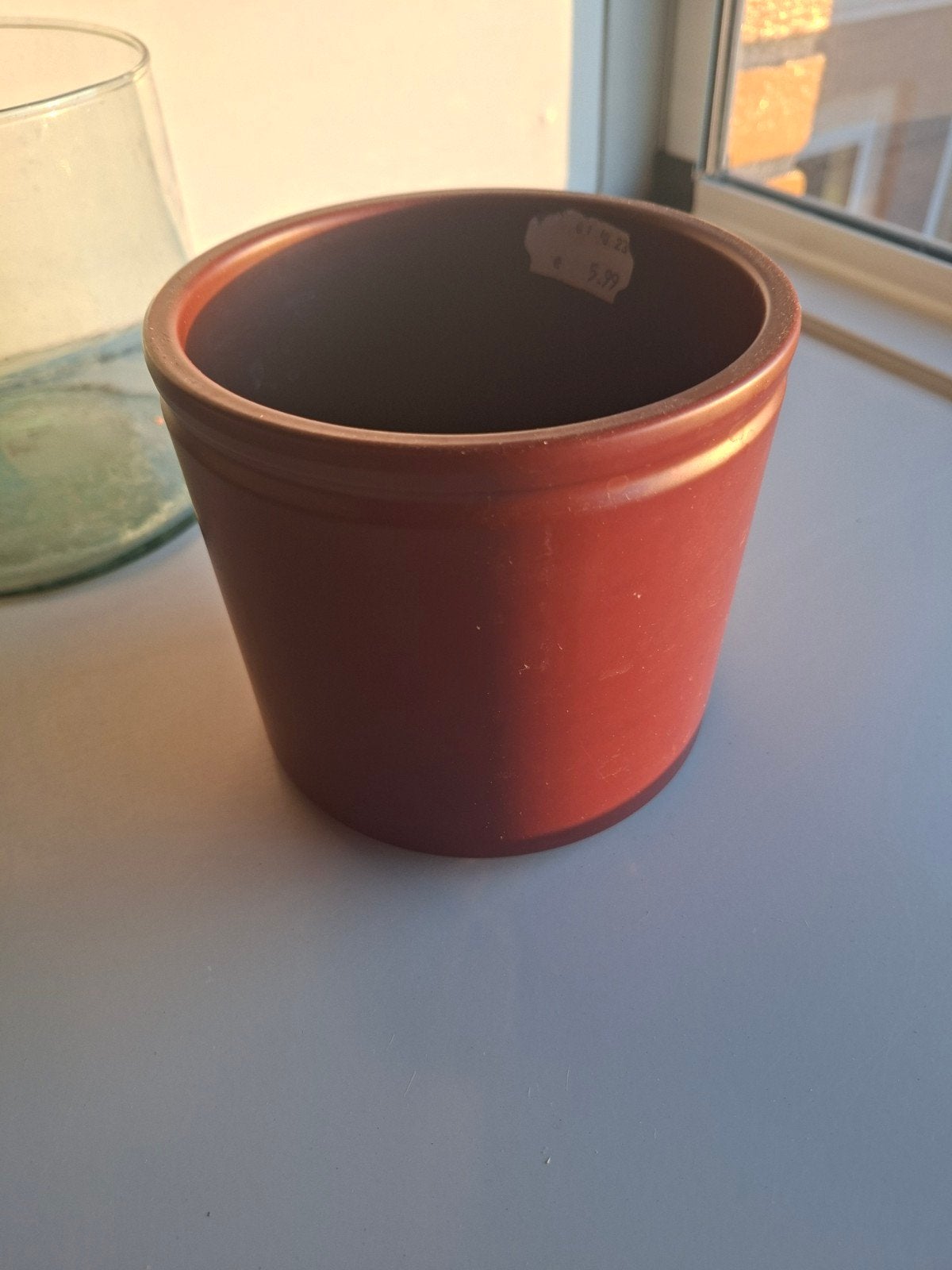Mooie bloempot, Gebruikt, Rond, Ophalen of Verzenden, Balkon