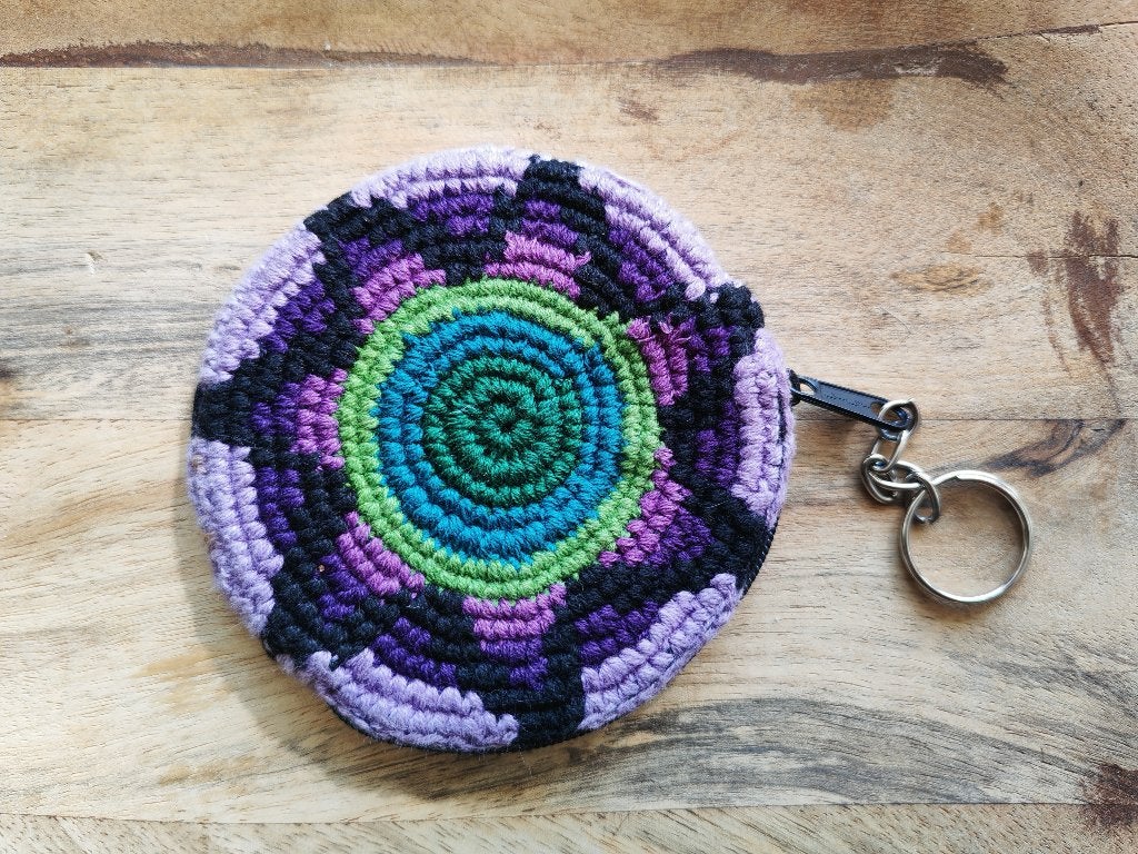 Nieuw handgemaakt Mexicaans portemonneetje met veelkleurig, Ophalen of Verzenden, Nieuw, Overige kleuren