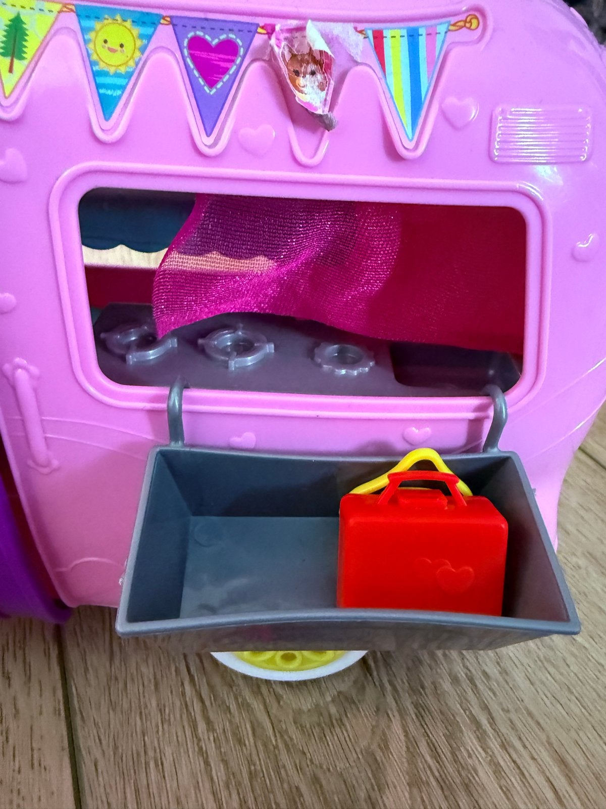 Barbie Chelsea Camper, auto, ijscowagen en poppen, Ophalen of Verzenden, Gebruikt, Barbie