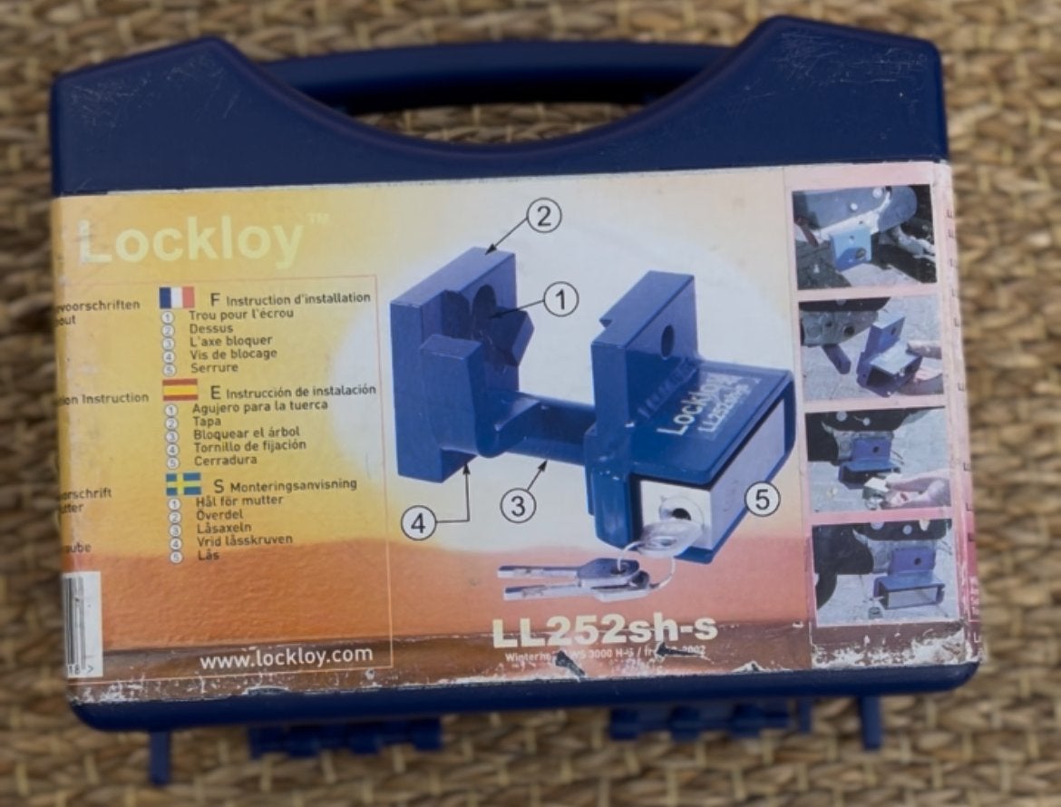 Lockloy LL252sh-s Disselslot / Aanhangerslot (Winterhoff), Ophalen, Zo goed als nieuw