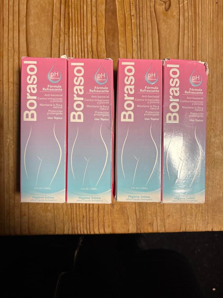 Borasol Intieme Hygiëne Vloeibare Antiseptische Zeep (4x), Sieraden, Tassen en Uiterlijk, Uiterlijk | Lichaamsverzorging, Verzenden