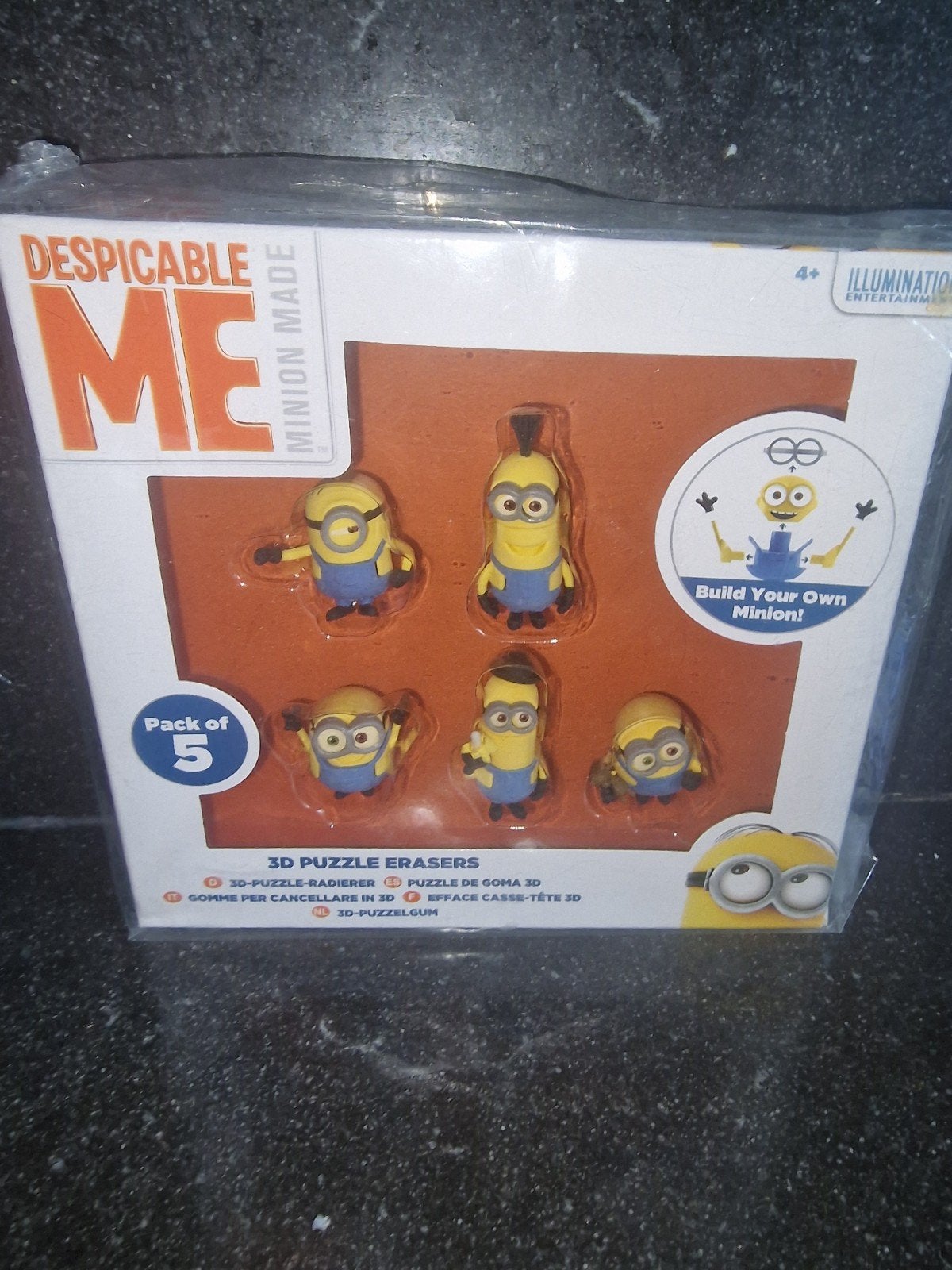 Despicable Me Minions 3D Puzzle Gummen Set van 5, Ophalen of Verzenden, Nieuw