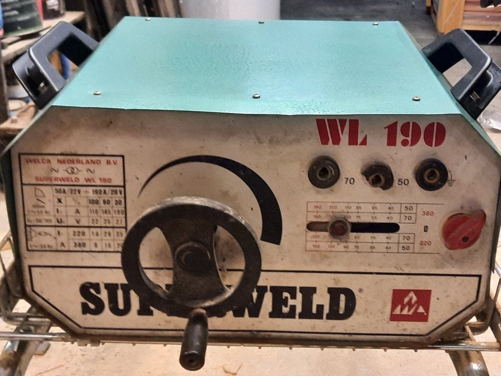 Superweld  WL 190 lasapparaat T.E.A.B., Ophalen, Gebruikt, Minder dan 150 ampère, Elektroden