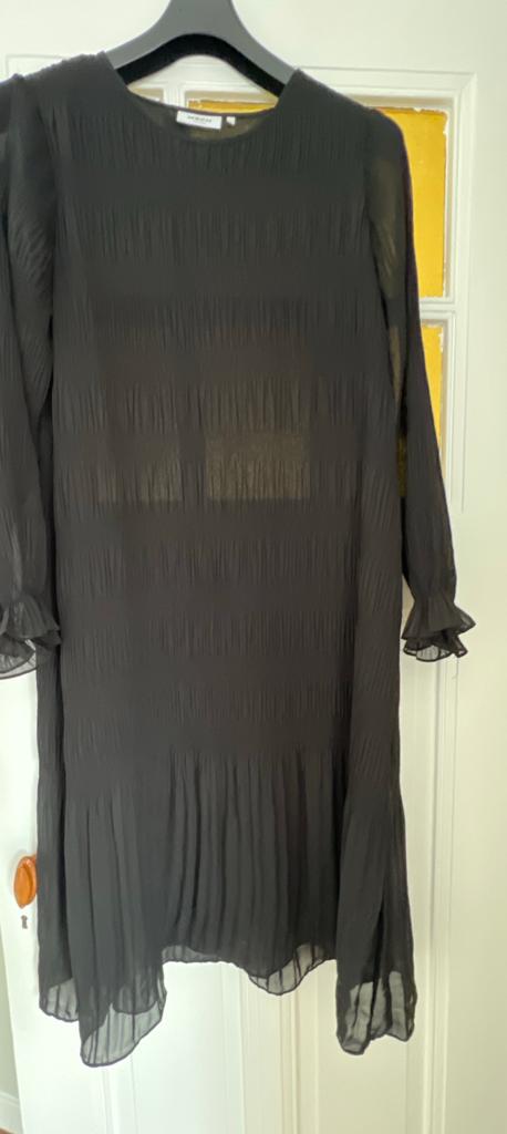 MSCH Copenhagen Zwarte boho Jurk Maat L, Kleding | Dames, Jurken, Zwart, Maat 42/44 (L), Ophalen of Verzenden, Zo goed als nieuw