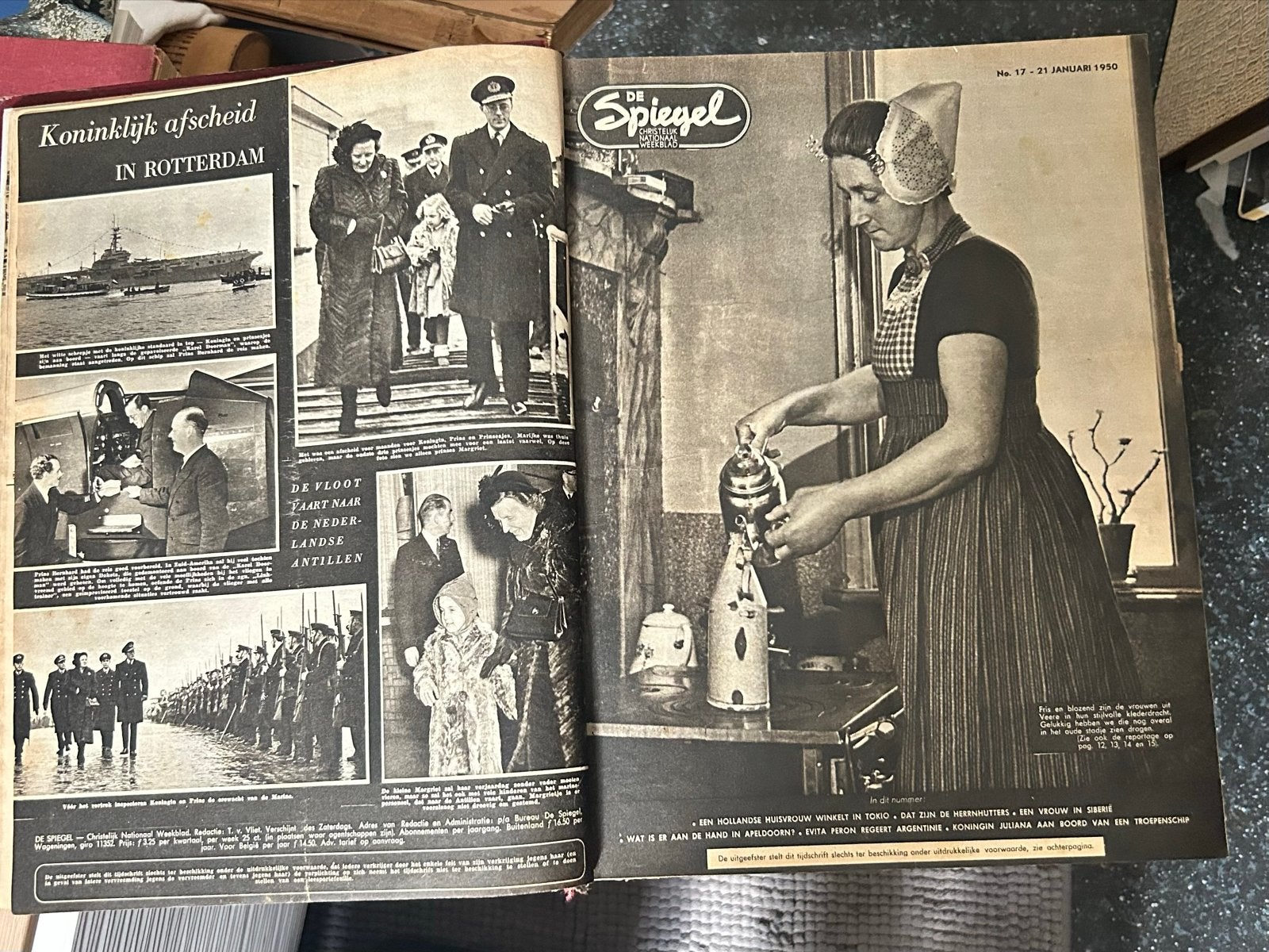 De Spiegel - Jaargang 1950 - Compleet gebonden, Boeken, Tijdschriften en Kranten, Ophalen of Verzenden, Gelezen, Overige typen