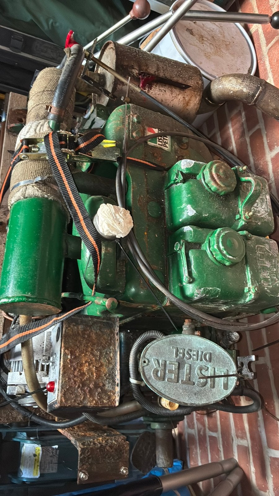 Voor de kenner Goede 2 cil lister 13 pk, Ophalen, Gebruikt, Motor en Techniek, Zeilboot of Motorboot