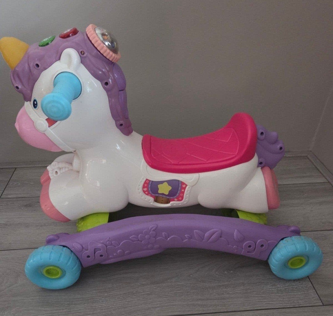VTech hobbel en speel eenhoorn, Ophalen of Verzenden, Gebruikt, Overige typen, Met licht