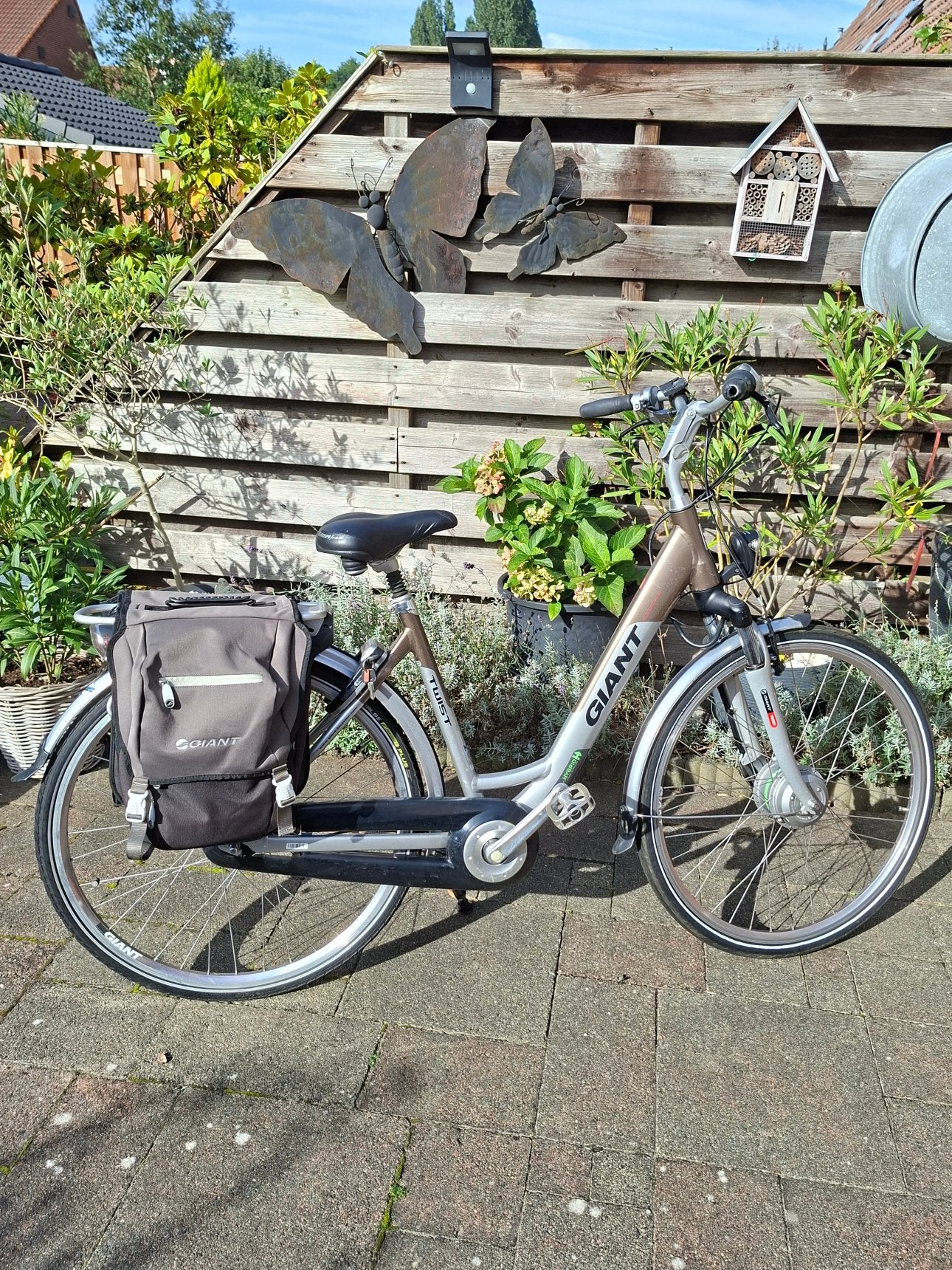 Zeer mooie Giant twist double met zgan fietstas, 51 tot 55 cm, Ophalen of Verzenden, Zo goed als nieuw, Overige merken