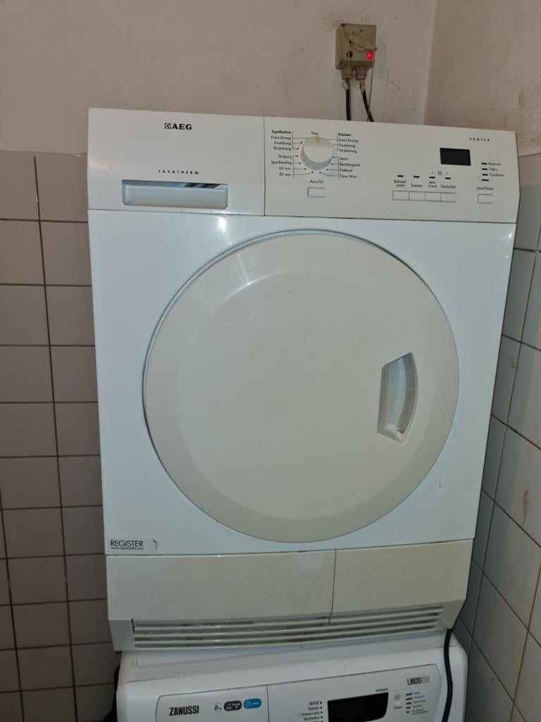 AEG Lavatherm afvoerloze wasdroger - Condensdroger, Witgoed en Apparatuur, Wasdrogers, 6 tot 8 kg, Gebruikt, Ophalen of Verzenden