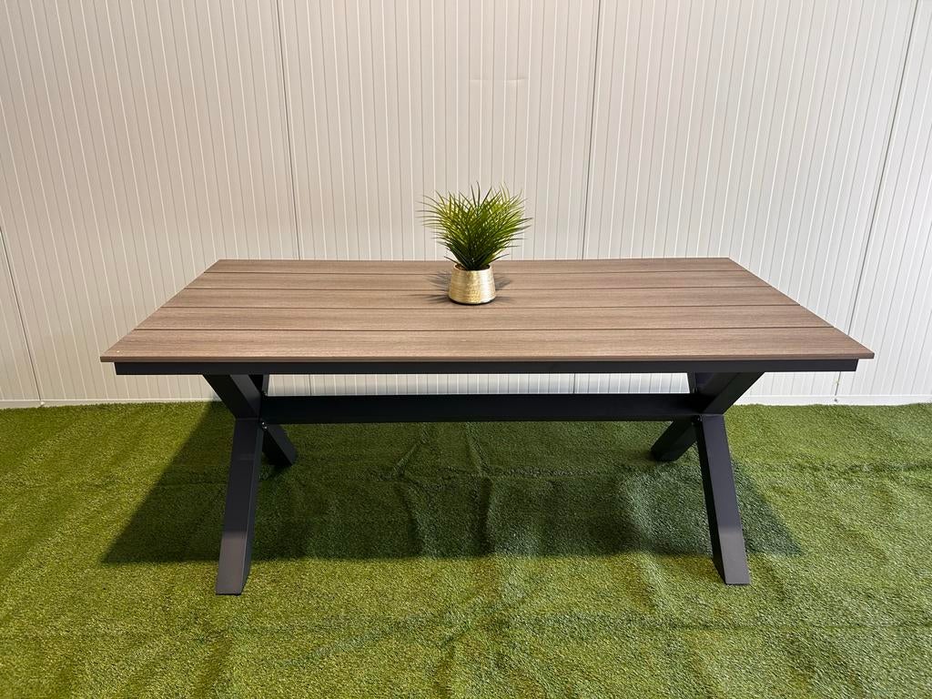 Lifestyle Forest dining tuintafel 180x92 cm aluminium nieuw, Tuin en Terras, Tuintafels, ., Ophalen of Verzenden, ., Rechthoekig