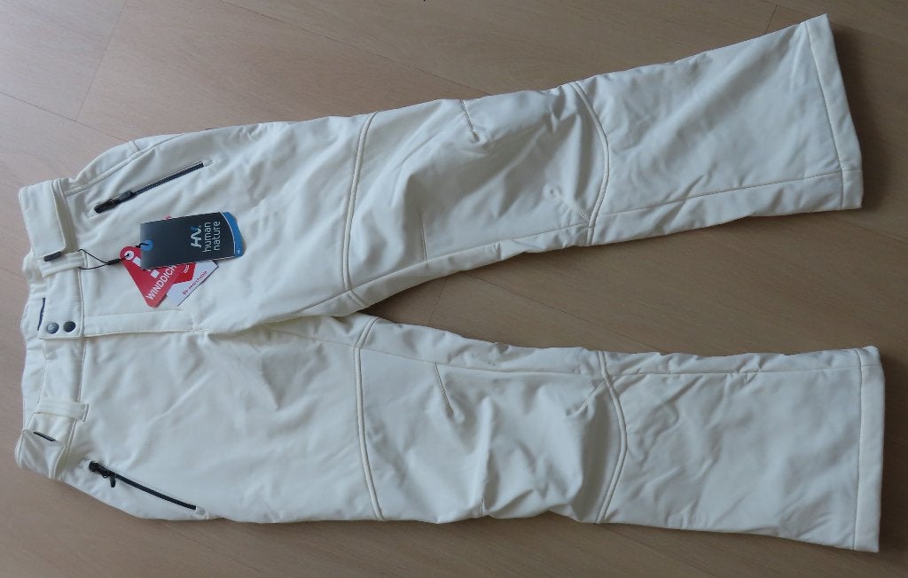 Skibroek wit Human Nature maat XL *NIEUW*, Broek, Maat 46/48 (XL) of groter, Nieuw, Ophalen of Verzenden